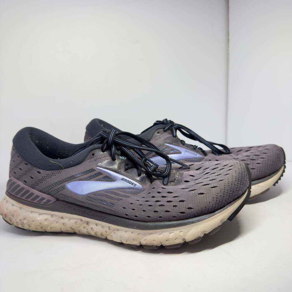 Brooks Transcend 6 Women's Running Shoes Gray Blue Size 8